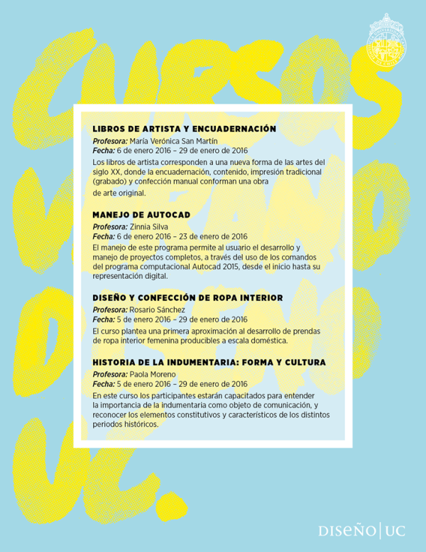 Cursos de verano diseño uc